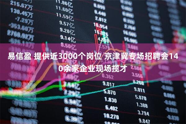 易信盈 提供近3000个岗位 京津冀专场招聘会140余家企业现场揽才